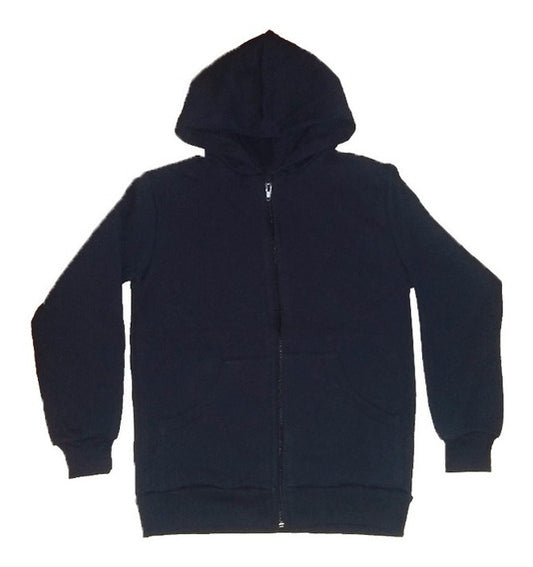 Classic Black Zip-Up Hoodie